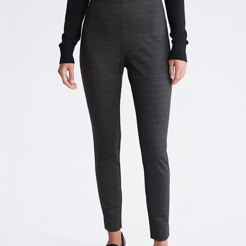 Calvin Klein Grid ponte pants